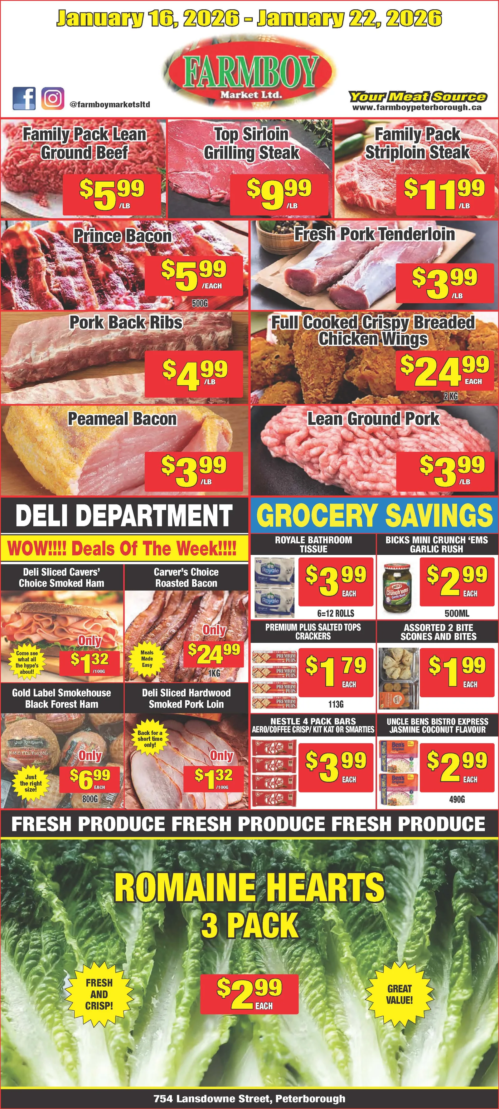 Farmboy Market Weekly Flyer - January 16-22, 2026