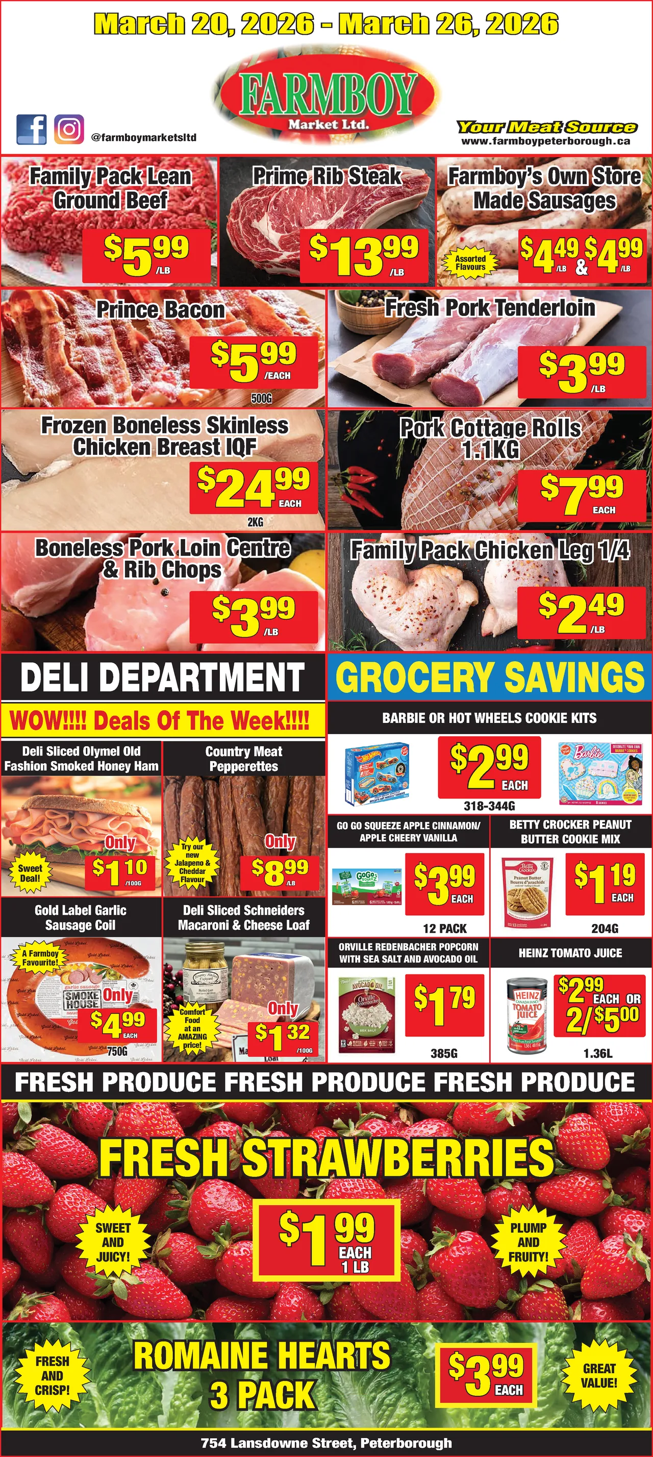 Farmboy Market Weekly Flyer - March 20, 2026 - March 26, 2026