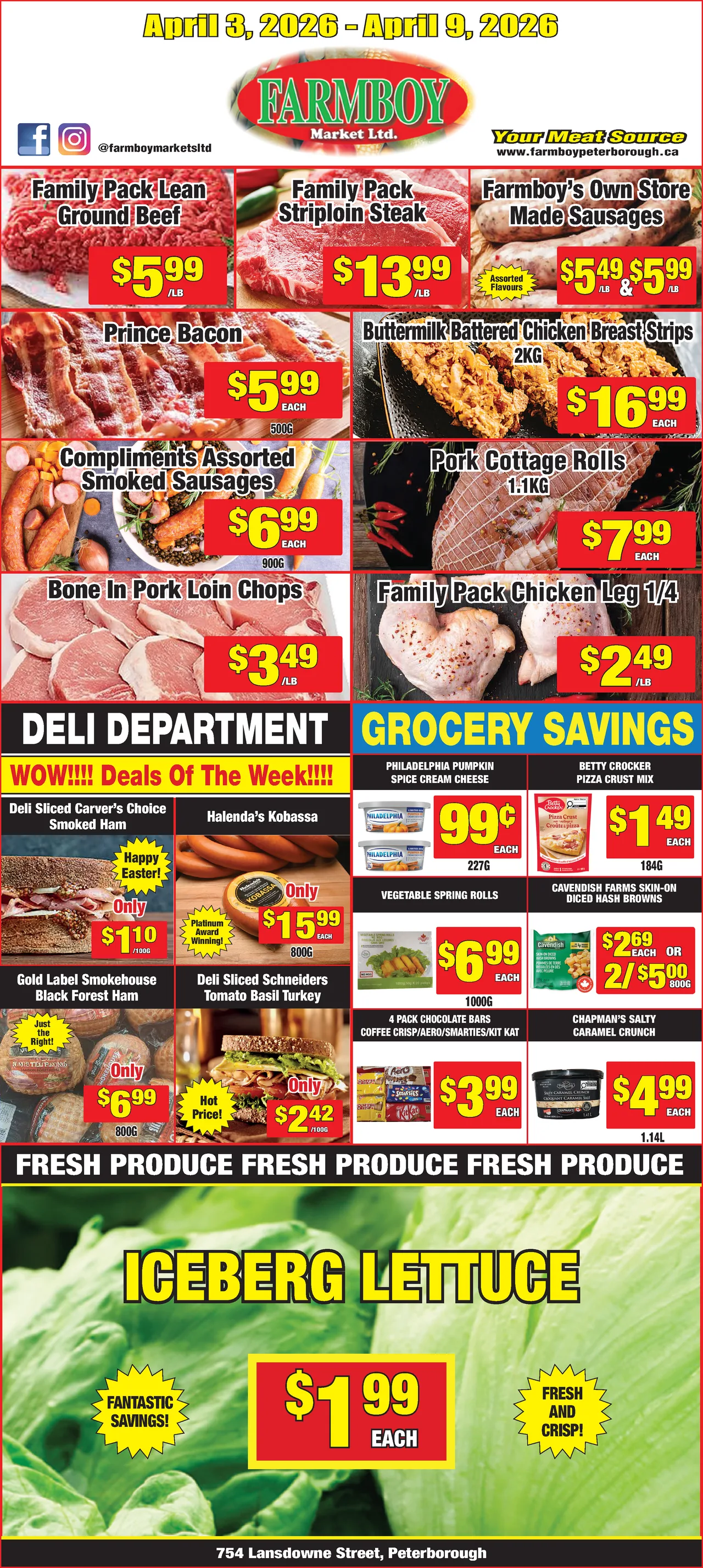 Farmboy Market Weekly Flyer - April 3, 2026 - April 9, 2026