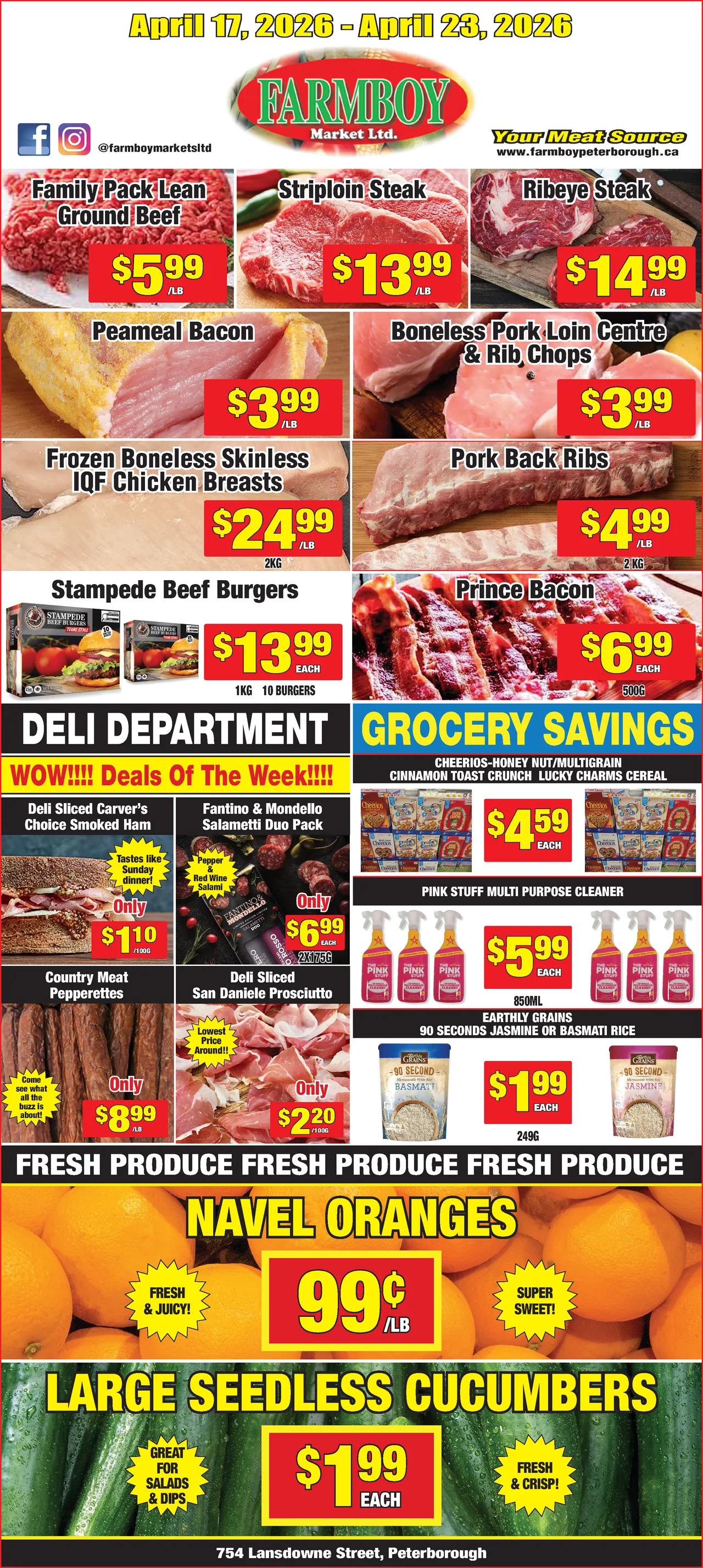 Farmboy Market Weekly Flyer - April 17, 2026 - April 23, 2026
