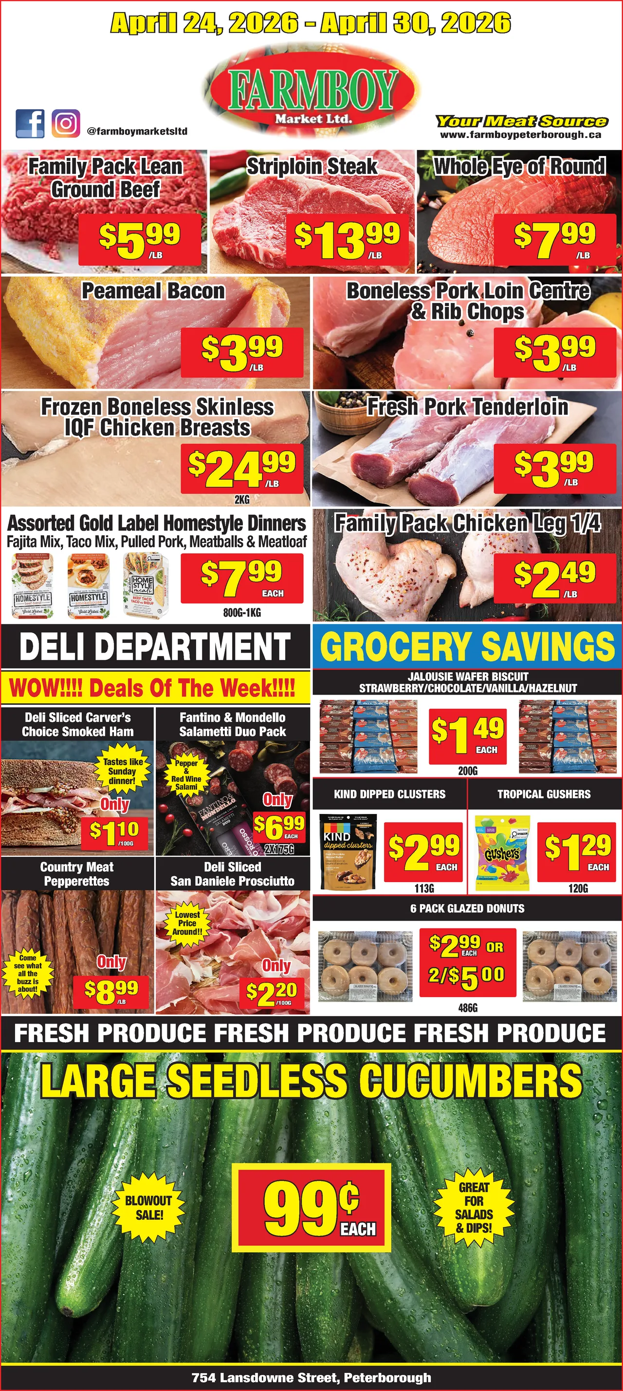 Farmboy Market Weekly Flyer - April 24, 2026 - April 30, 2026