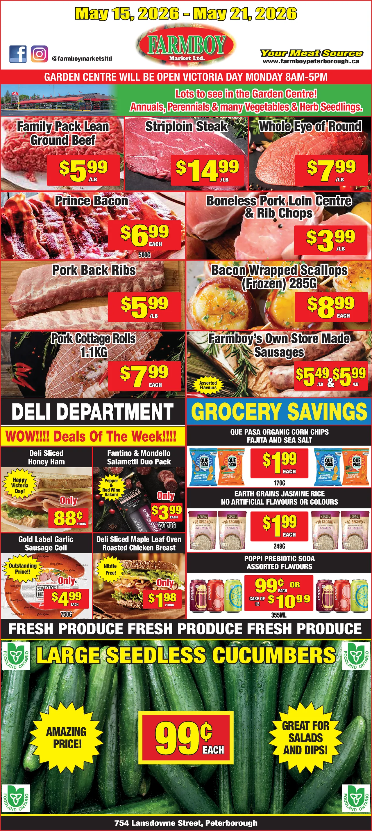 Farmboy Market Weekly Flyer - May 15, 2026 - May 21, 2026