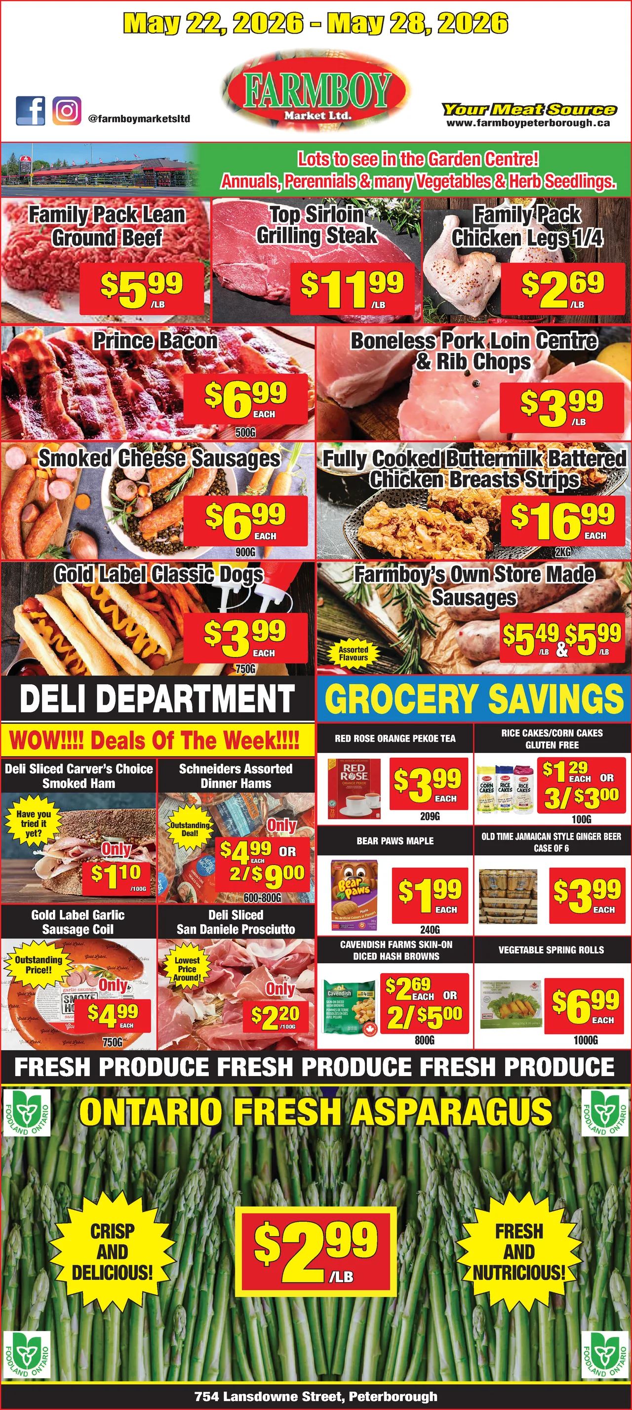 Farmboy Market Weekly Flyer - May 22, 2026 - May 28, 2026
