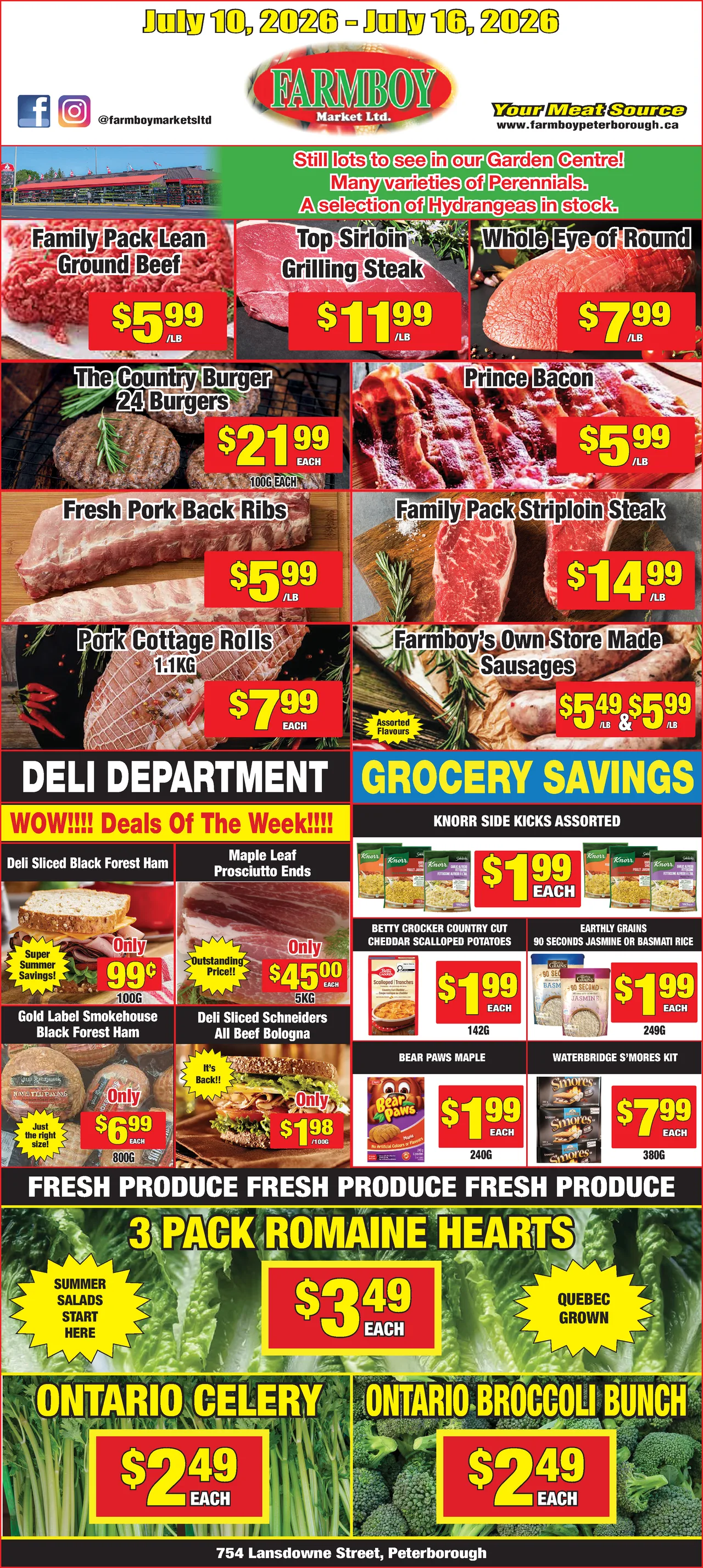 Farmboy Market Weekly Flyer - July 10, 2026 - July 16, 2026