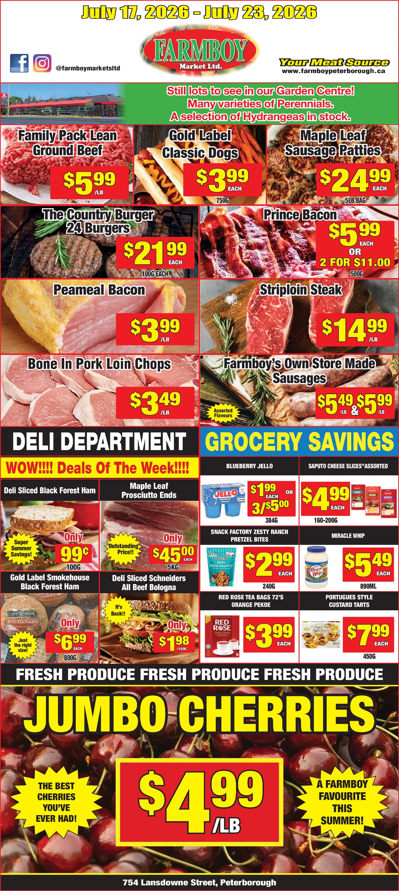 Farmboy Market Weekly Flyer - July 17, 2026 - July 23, 2026