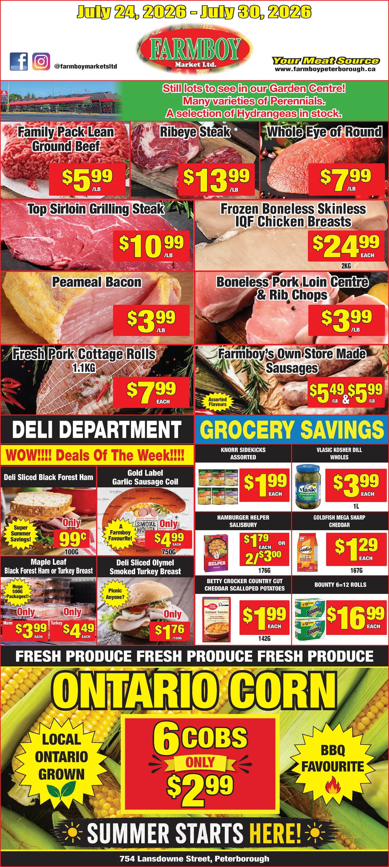 Farmboy Market Weekly Flyer - July 24, 2026 - July 30, 2026