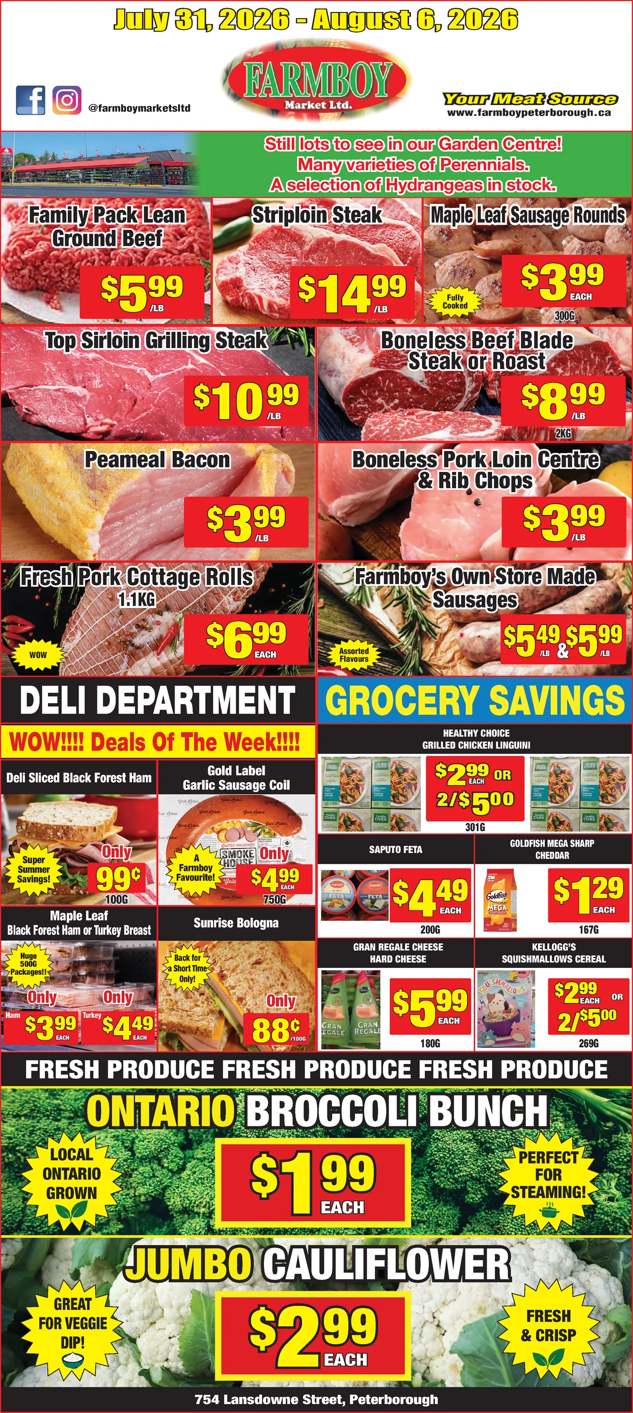 Farmboy Market Weekly Flyer - July 31, 2026 - August 6, 2026
