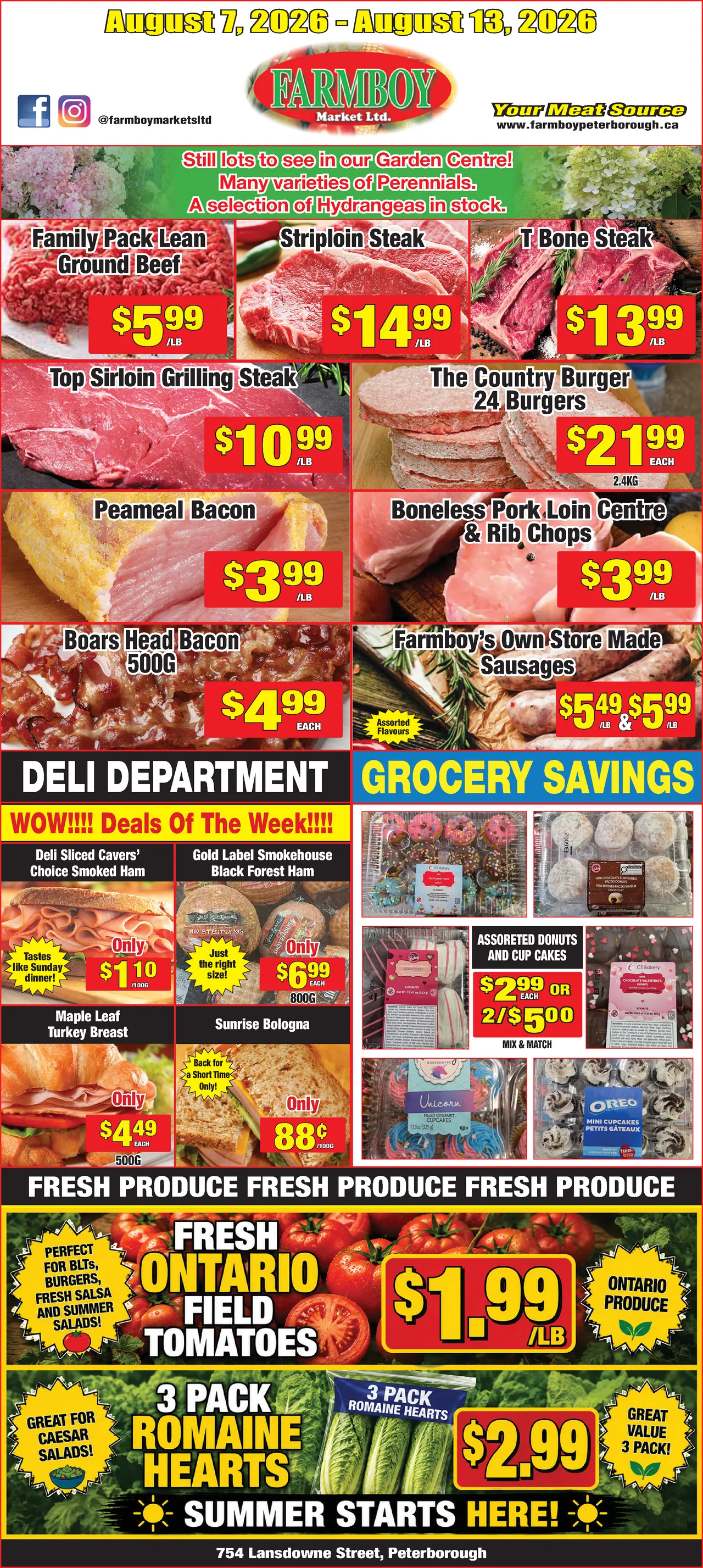 Farmboy Market Weekly Flyer - August 7, 2026 - August 13, 2026
